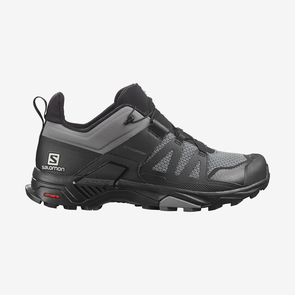 SALOMON X ULTRA 4 Philippines - Men's Hiking Shoes - Black | 560342-NQY